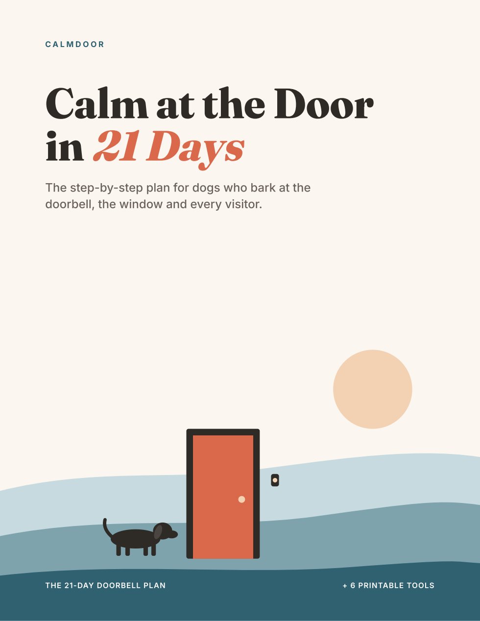 Calm at the Door in 21 Days guide cover